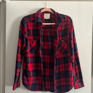 Red, blue & black flannel